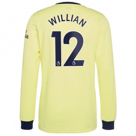 Koszulka Arsenal Willian 12 Wyjazdowe Stroje Piłkarskie 2021/22 Długi Rękaw